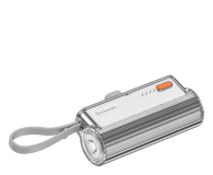 Sharge PowerBank Flow Mini 2 22,5W QC 3.0 PD 3.0 Szary - 1455943 - zdjęcie 3